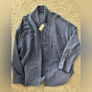 Aerie women’s slate blue sweater jacket